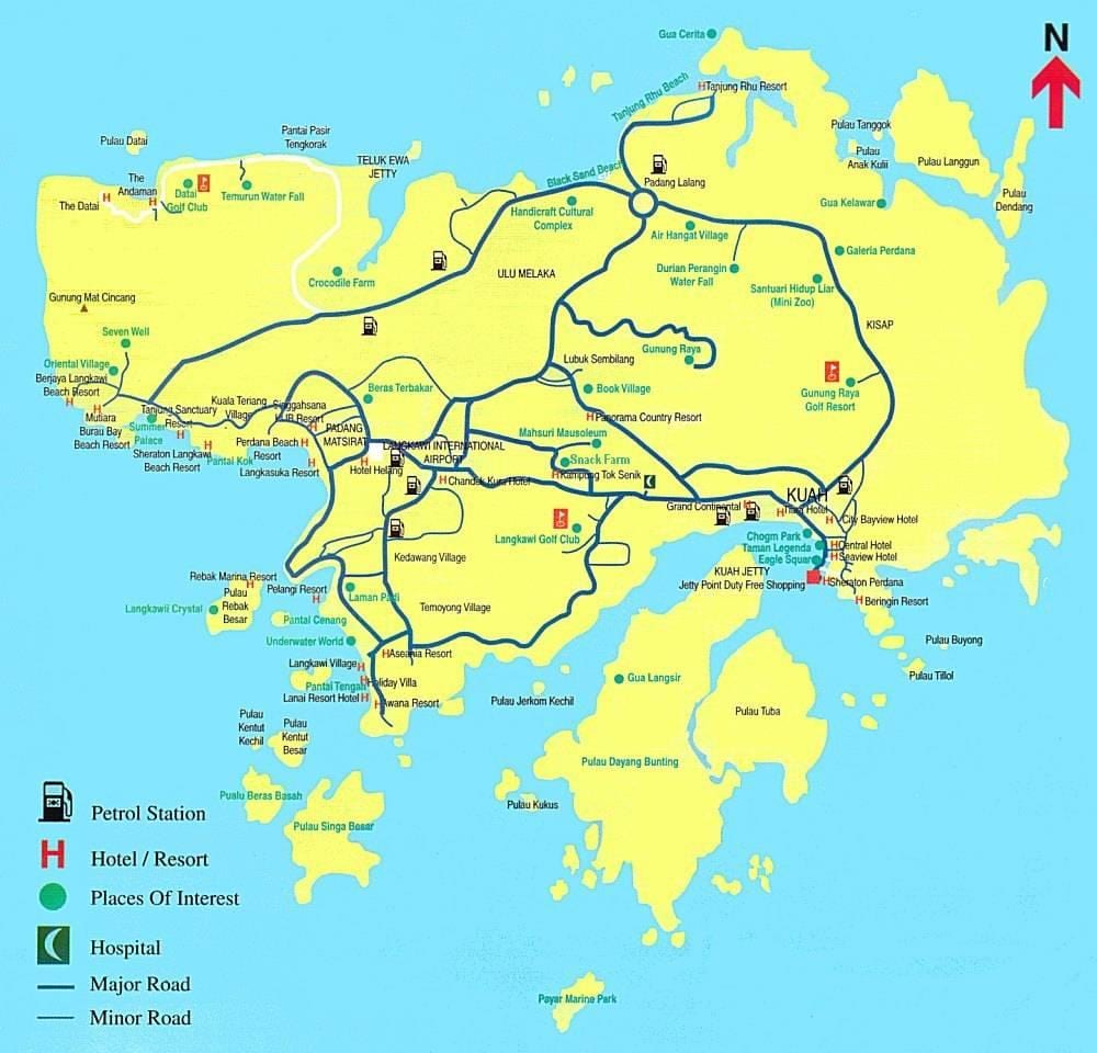 வரைபடம் மலேஷியா மற்றும் மலேசியா