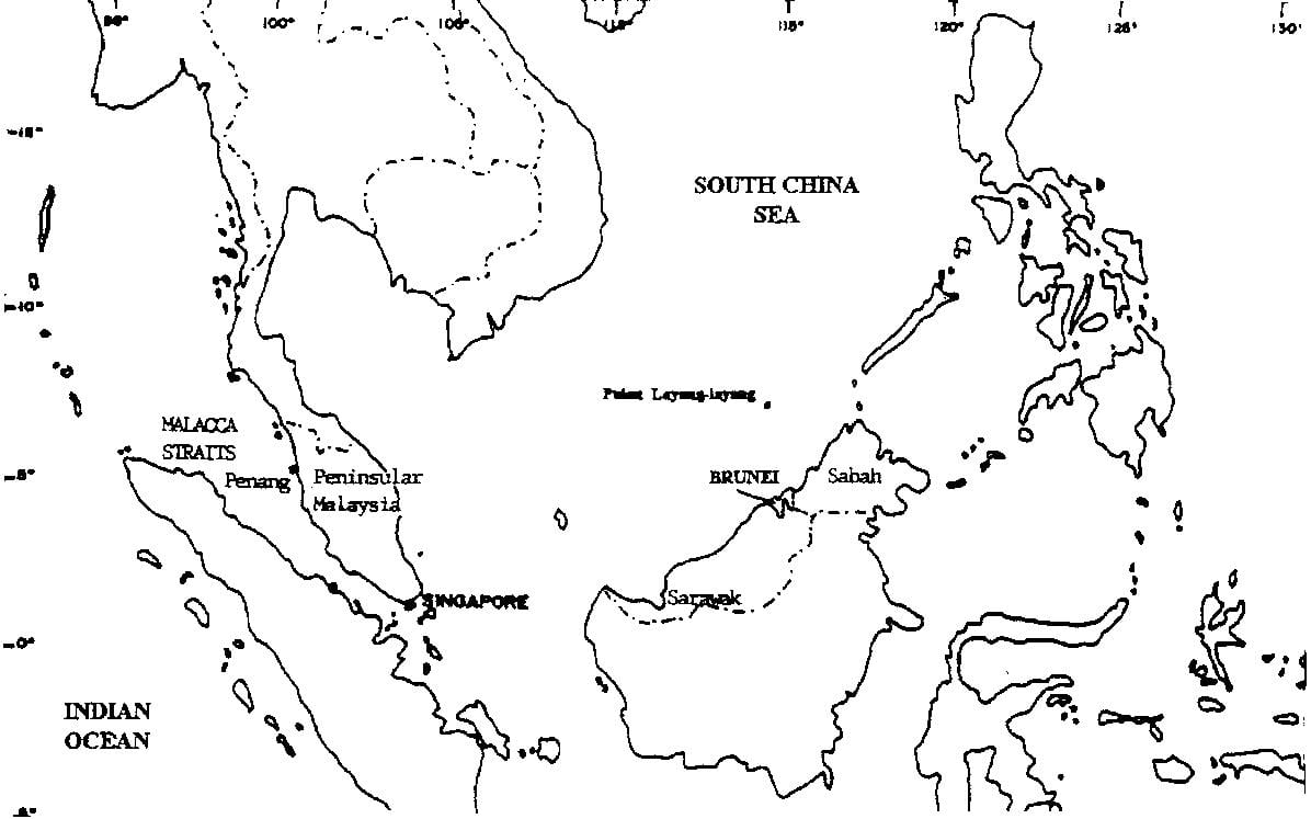 வரைபடம் மலேஷியா வரைபடம் வரைதல்
