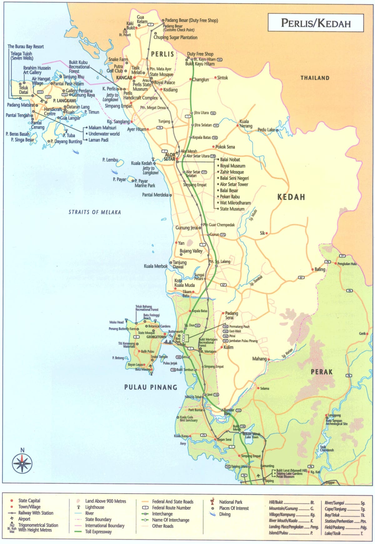 மலேஷியா kedah வரைபடம்