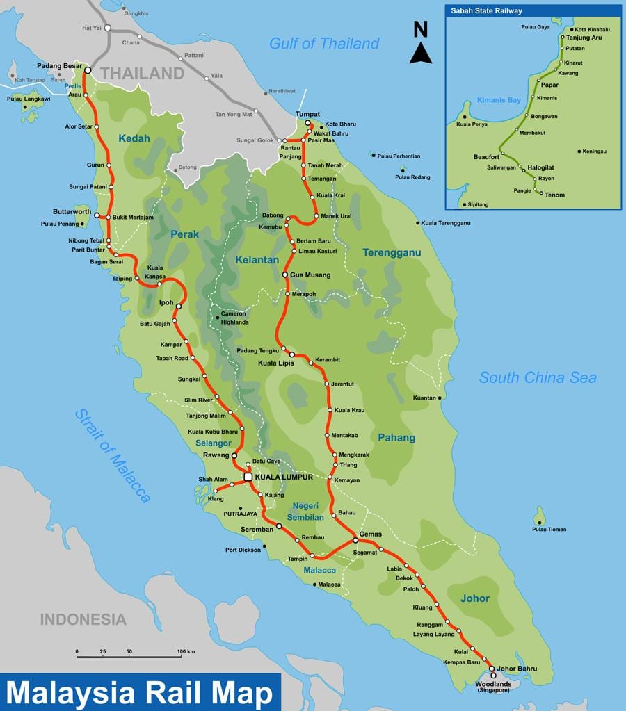 ktm விளையாட்டு பாதை வரைபடம் மலேஷியா