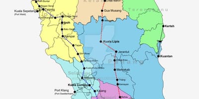 வரைபடம் ரயில் மலேஷியா