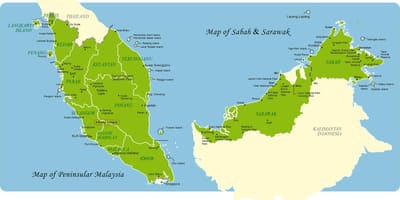 மலேஷியா முழு வரைபடம்