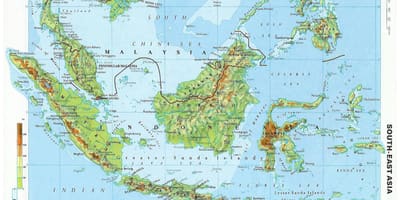 வரைபடம் மலேஷியா topographic