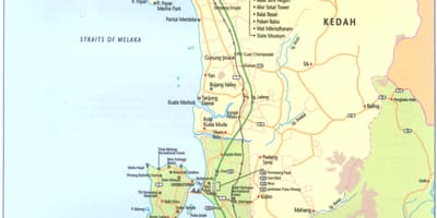 மலேஷியா kedah வரைபடம்
